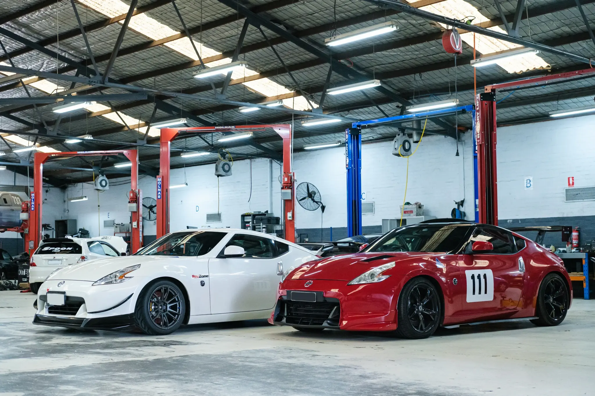 370Z on dyno at Revzone