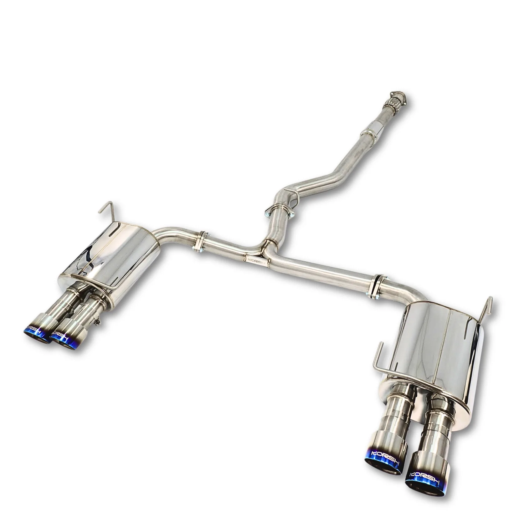 Korsh Subaru WRX STI 2015-2021 Catback Exhaust - Stainless Steel with Titanium Tips