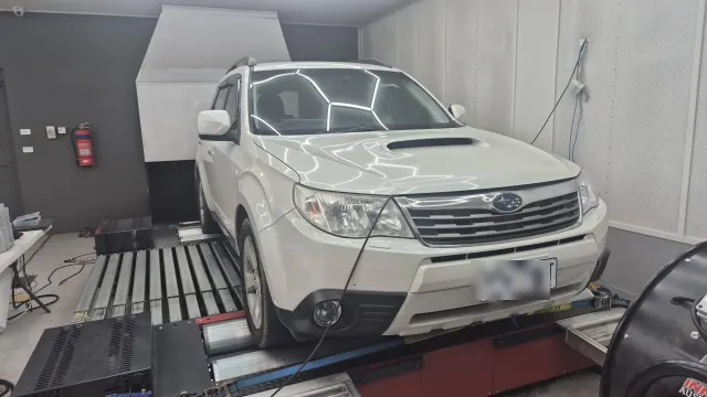 2008 Subaru Forester XT dyno tuned to 143.3 kW with Open Source on 98