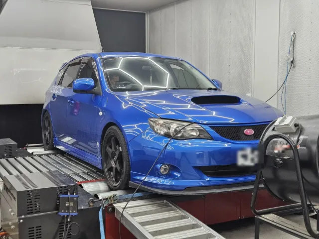 2008 Subaru WRX GH dyno tuned to 197.7 kW with EcuTek on 98