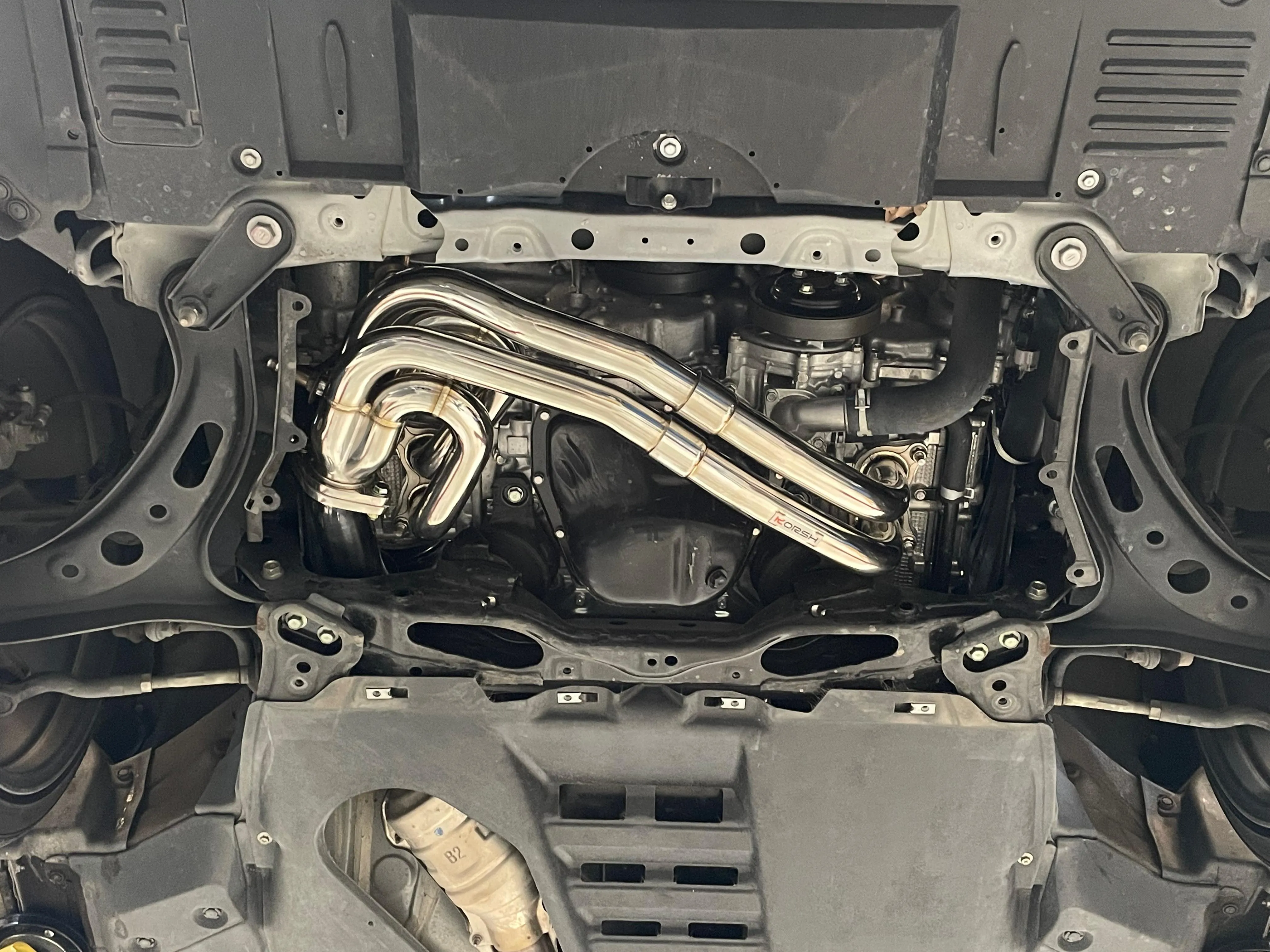 Korsh UEL headers fitted to 2021 Subaru BRZ ZC6 FA20