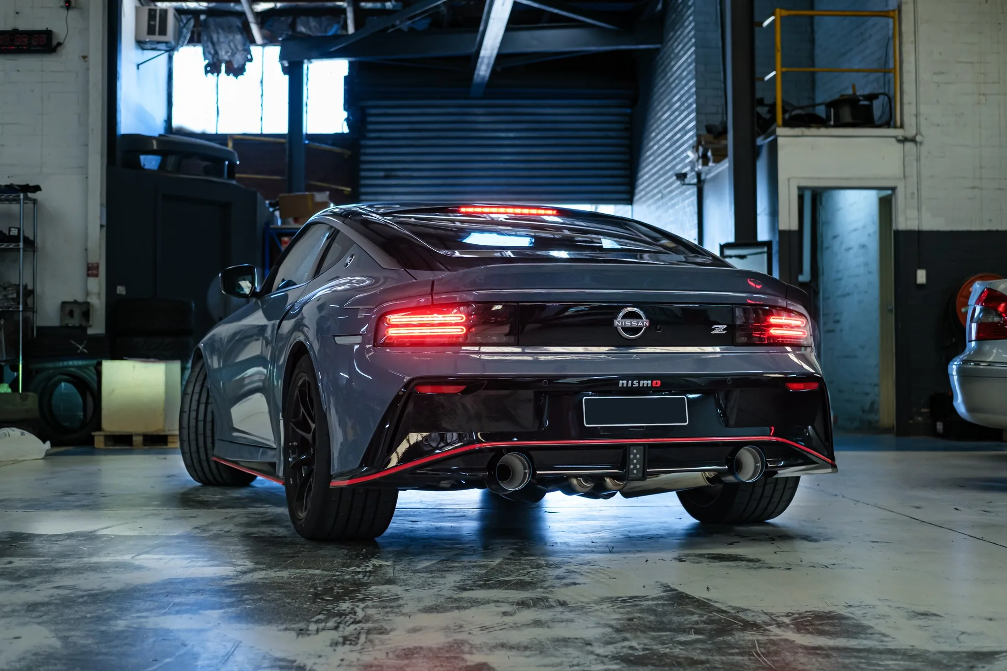 HKS Full Dual Muffler Catback Install - Nissan Z NISMO