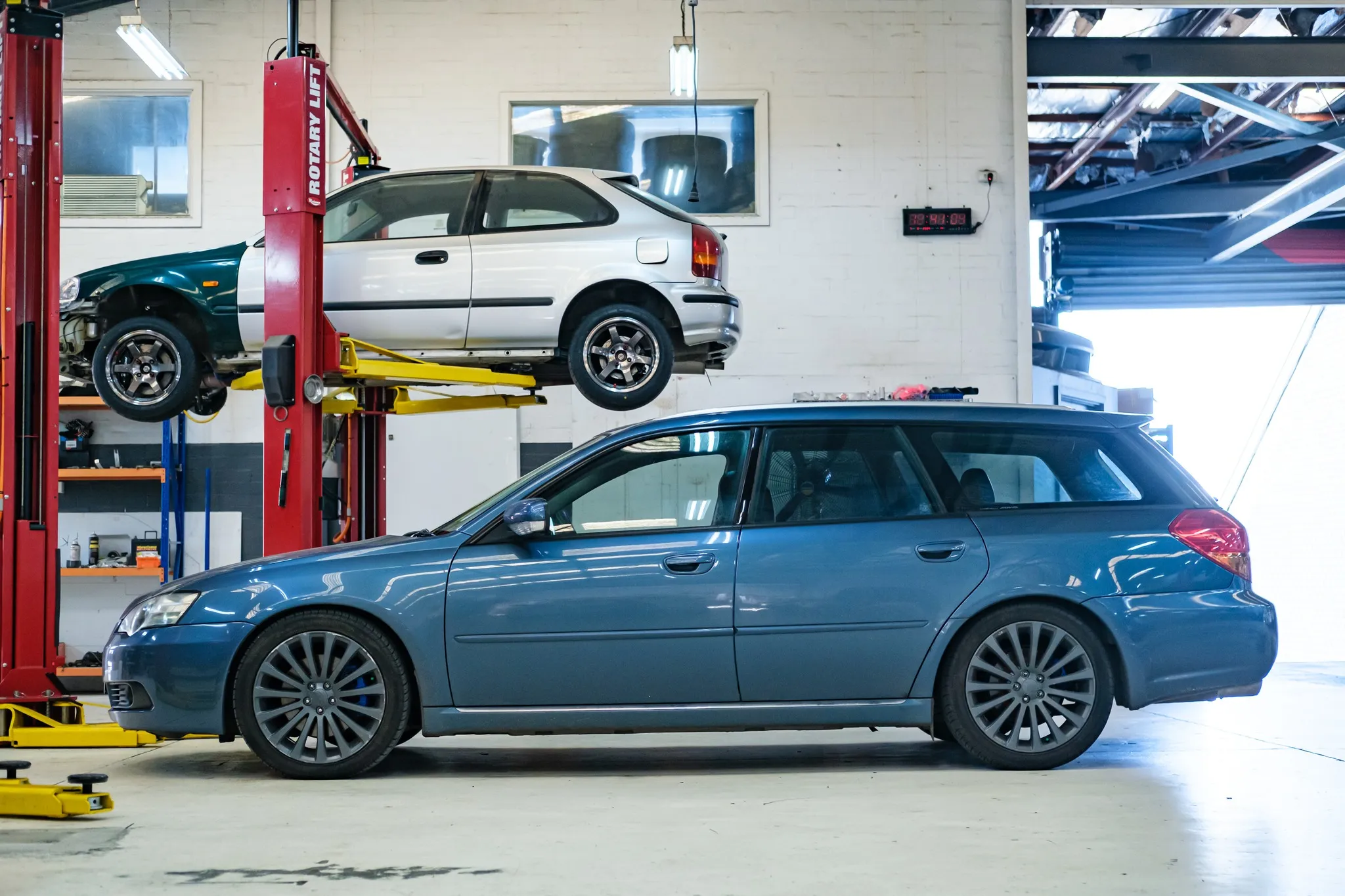 Tein Flex Z Coilover Install – Liberty Wagon