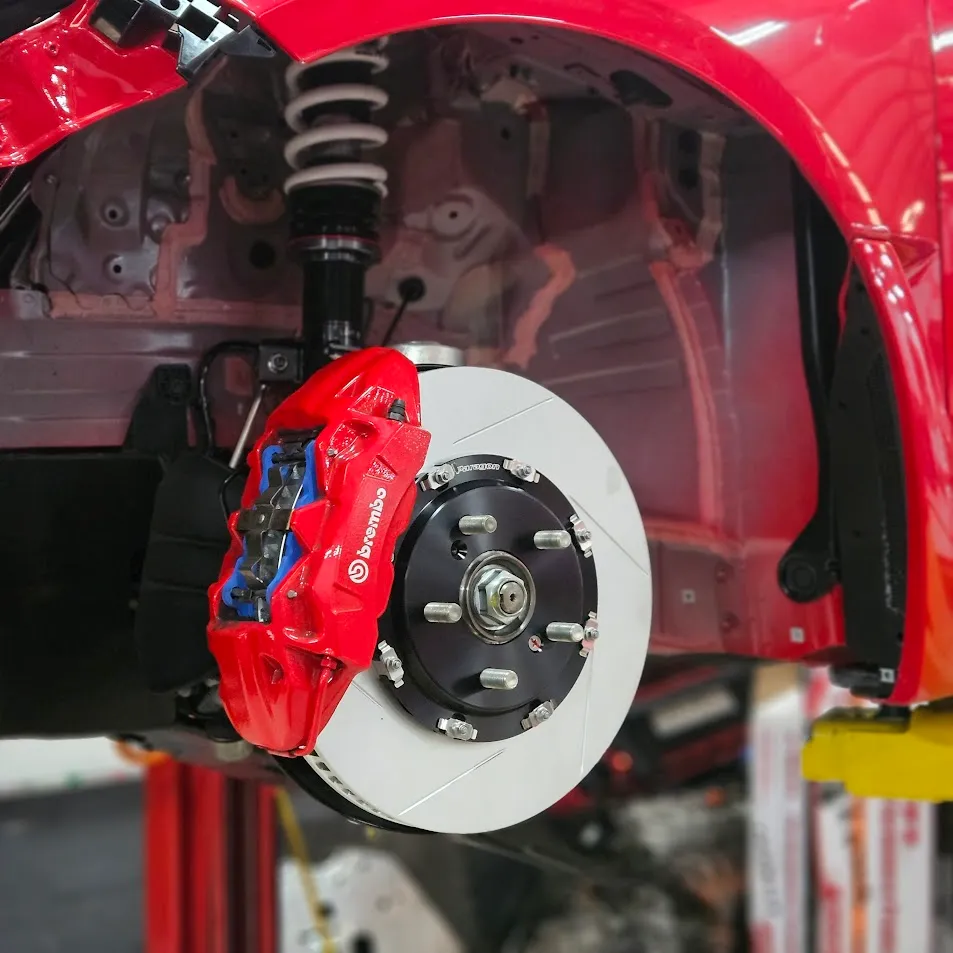 Brake upgrade fitted at Revzone