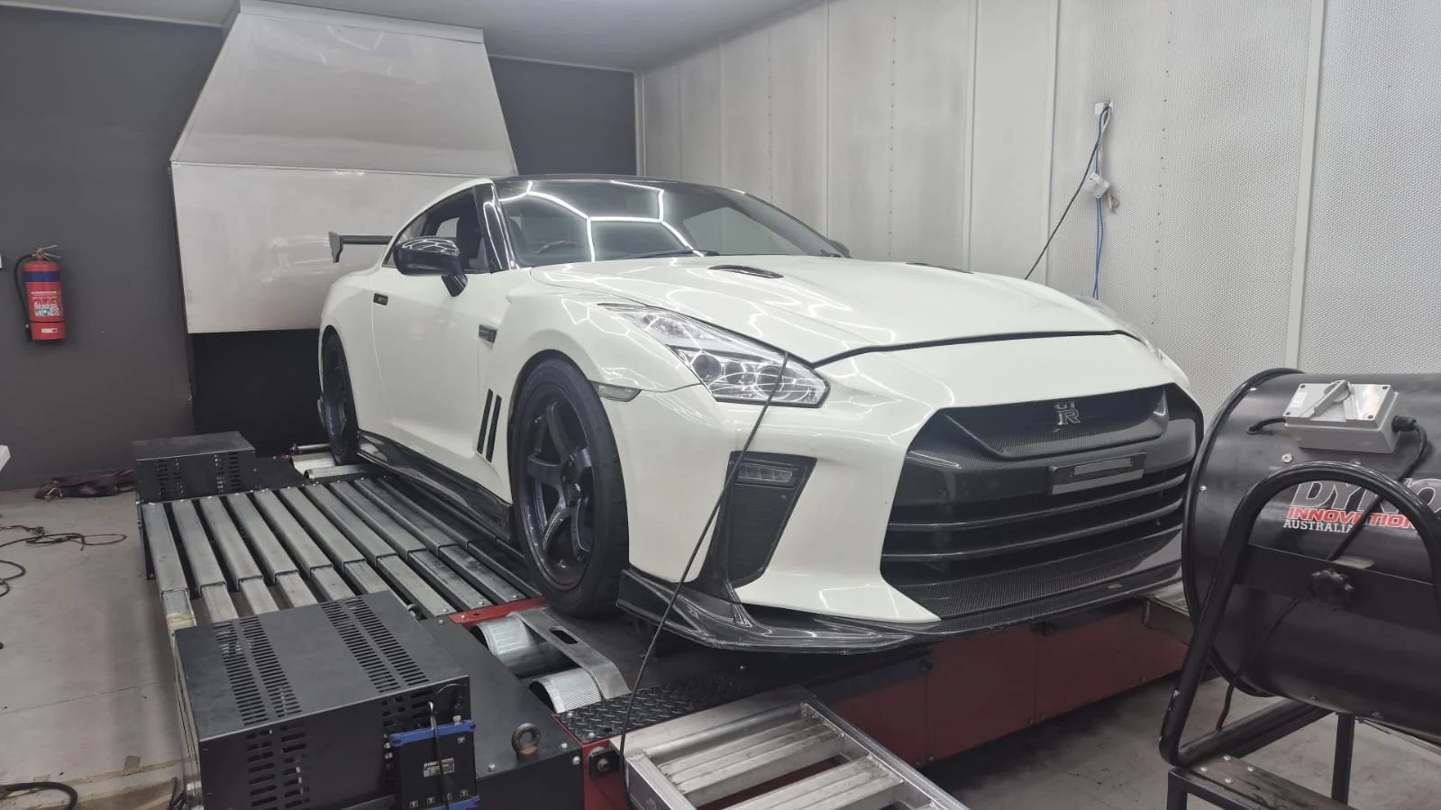 Nissan GT-R R35 on the Revzone dyno for a health check and retune